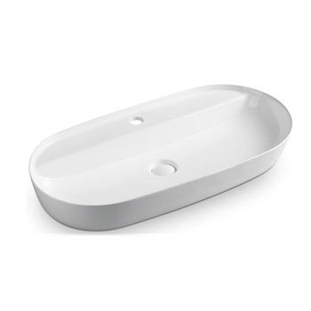 INSPIRE BASIN OVAL 1TH GLOSS WHITE 815MM