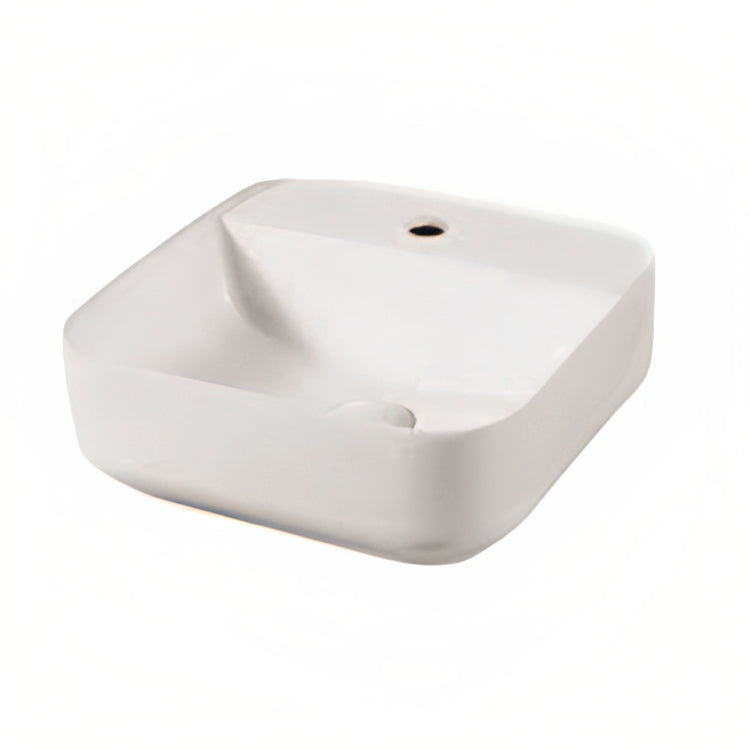 INSPIRE BASIN SQUARE WHITE 385MM X 385MM X 140MM TAP HOLE