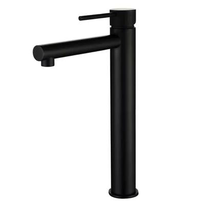 INSPIRE ROUL TALL BASIN MIXER MATTE BLACK AND ROSE GOLD