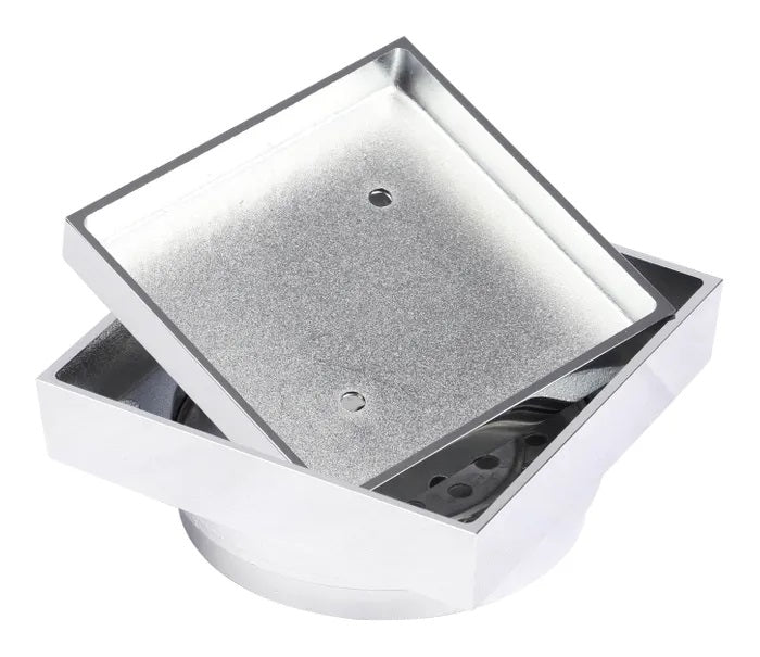 INSPIRE SMART TILES WASTE SQUARE 114MM CHROME