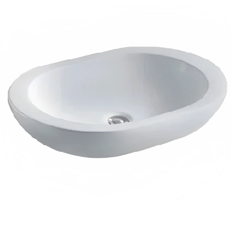 INSPIRE BASIN OVAL WHITE 600MM X 415MM